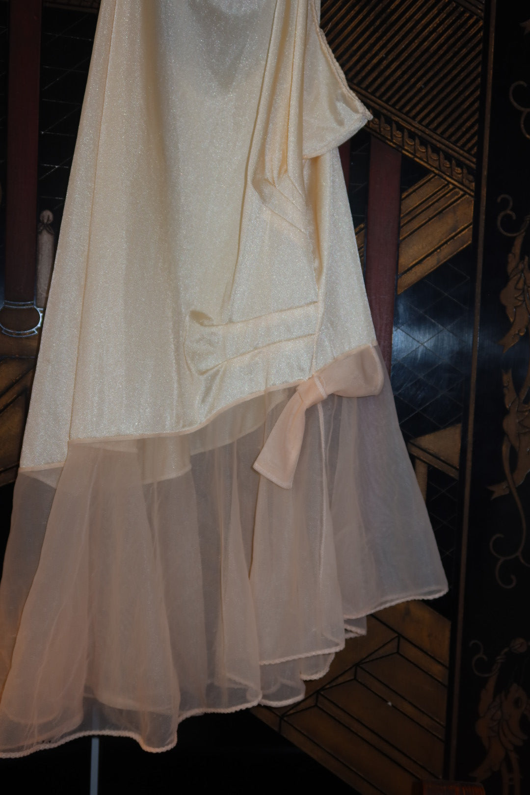 Vintage Yolanda Desiree Babydoll Chemise with Bow