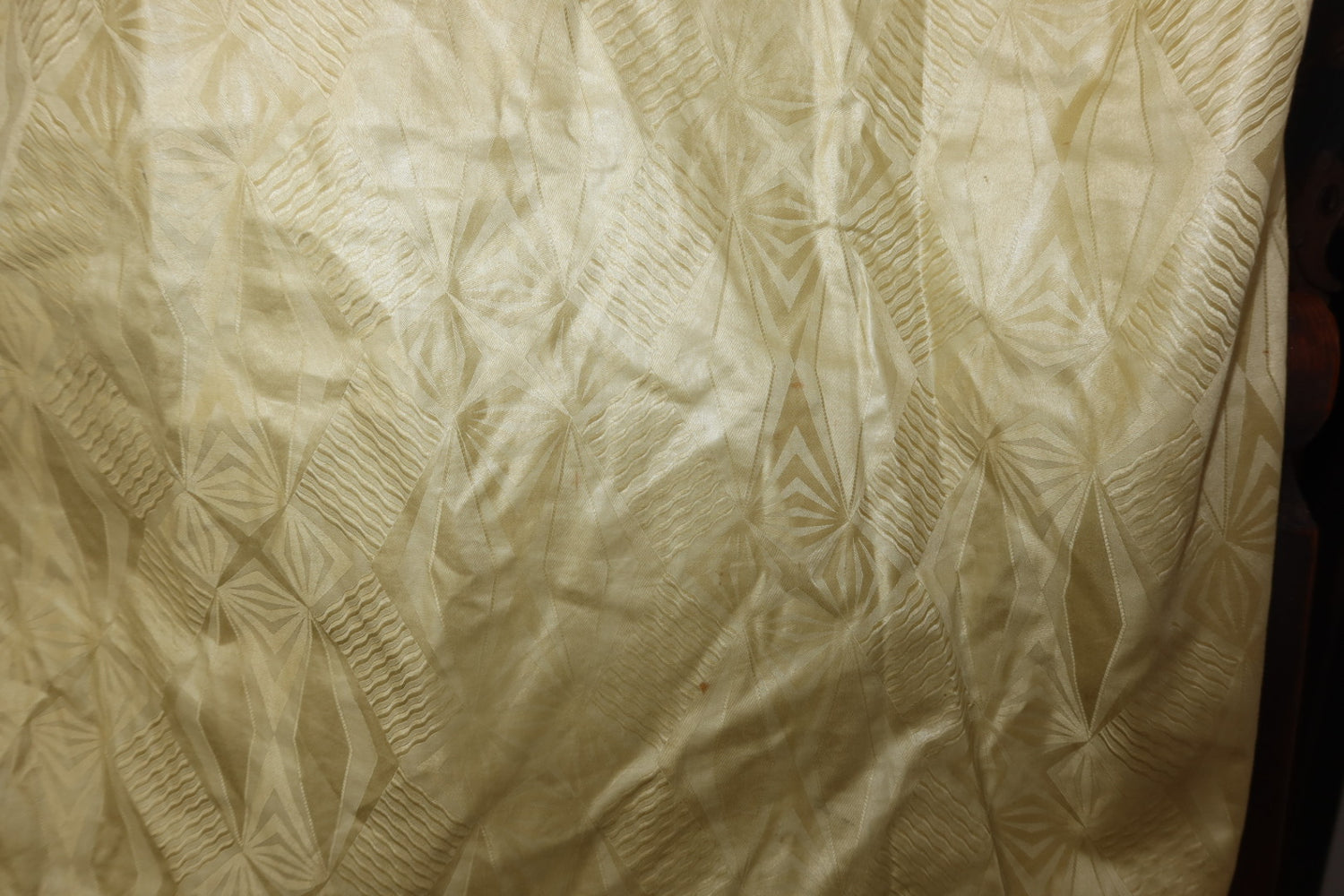Vintage Kaftan Gold With Separate Fur Collar