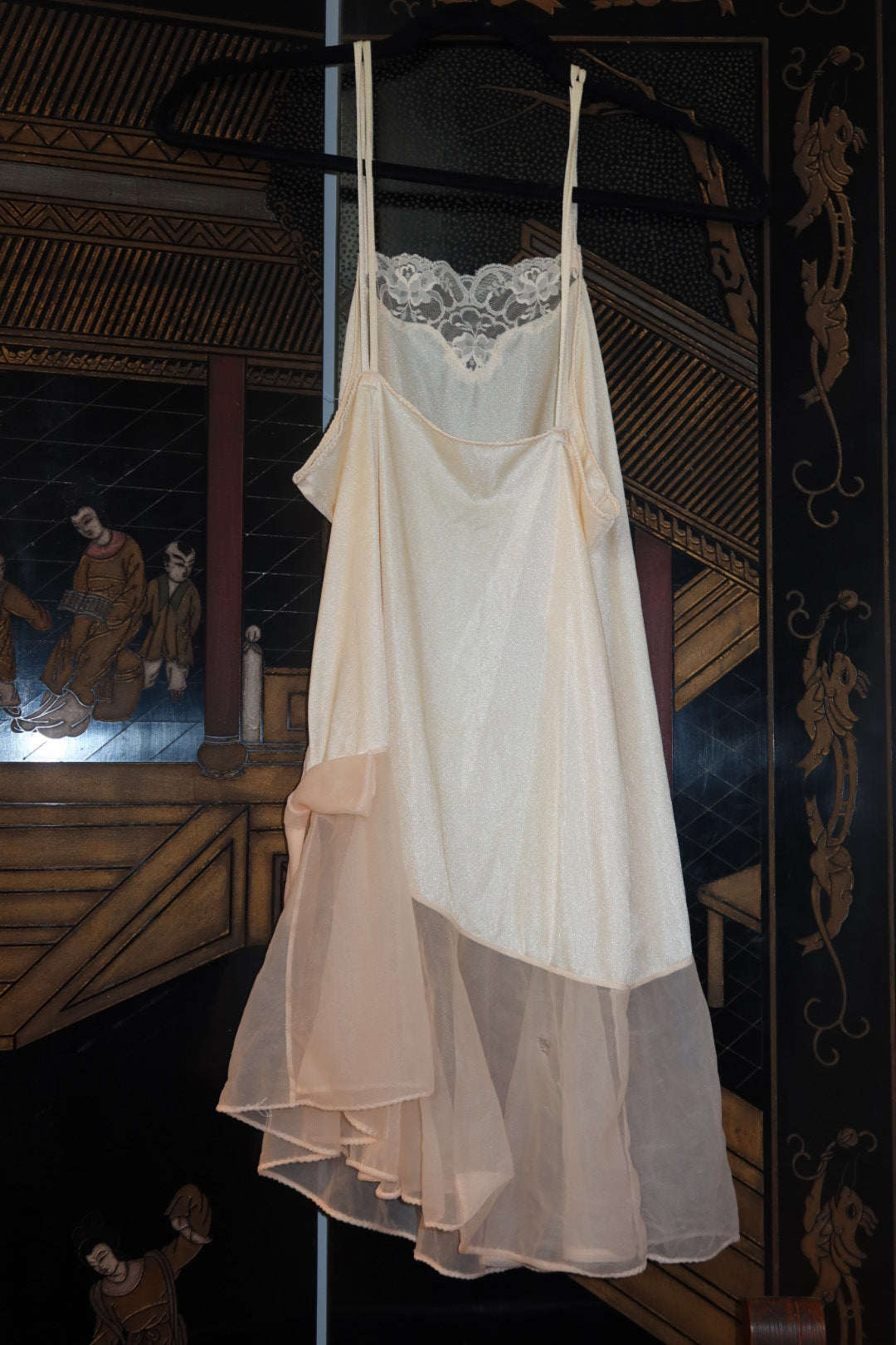 Vintage Yolanda Desiree Babydoll Chemise with Bow