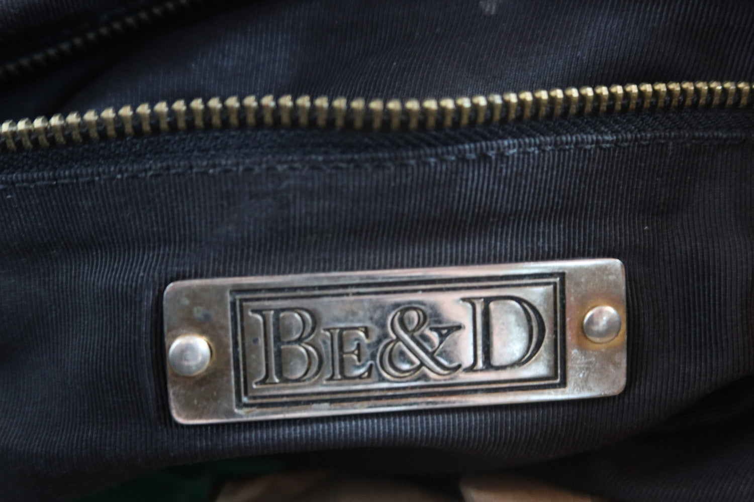 Be&D Garbo Studded Shoulder Bag in Black